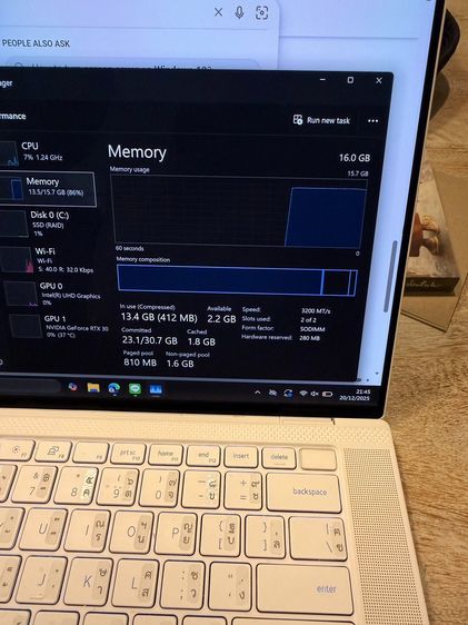 Dell XPS 15 9510 มือสอง สภาพดี ราคามือหนึ่ง 89,000+ บาท รูปที่ 6