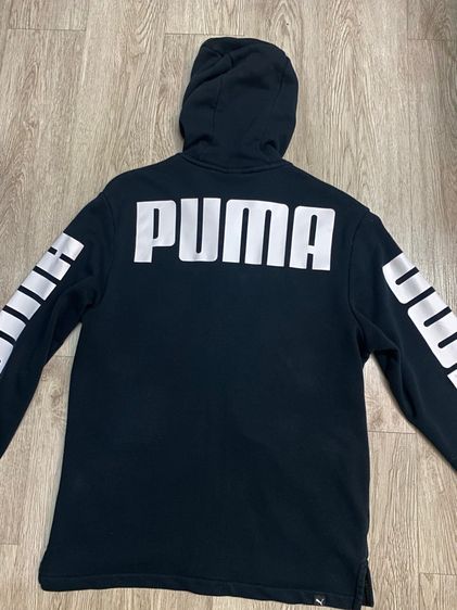 เสื้อ Puma แบบฮู้ดซิบ โลโก้ กรม รูปที่ 4