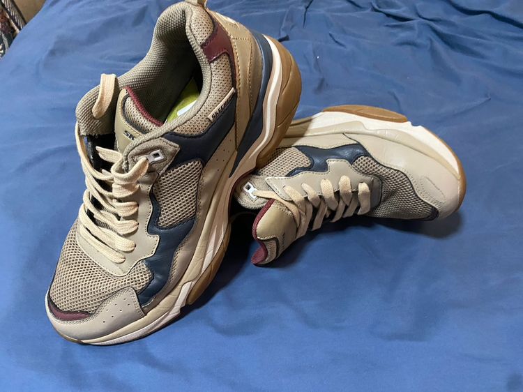 Skechers Men Staxed - Volted Sneakers (Taupe) มือ2 สภาพดีมาก สอบถามได้ 083-920-0014  รูปที่ 3