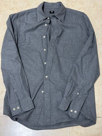 เสื้อเชิ้ตแขนยาว UNIGLO รูปที่ 4