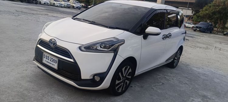Toyota Sienta 2019 1.5 V Sedan เบนซิน ไม่ติดแก๊ส เกียร์อัตโนมัติ ขาว รูปที่ 3