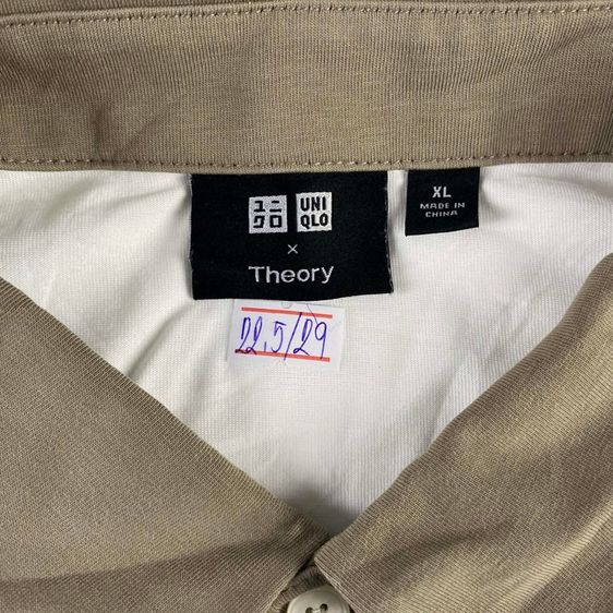 เสื้อเชิ้ต UNIQLO แท้ 💯 size XL วัดจริงเอว 22 ยาว 28.5 นิ้ว สภาพใหม่มาก ทรงสวย เนื้อผ้าดียืดหยุ่นดีมากครับ รูปที่ 3