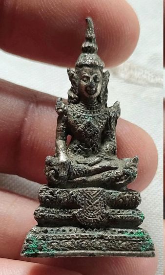 พระพุทธปางมารวิชัย เก่าไม่ทราบที่ ขนาดห้อยคอ รูปที่ 3