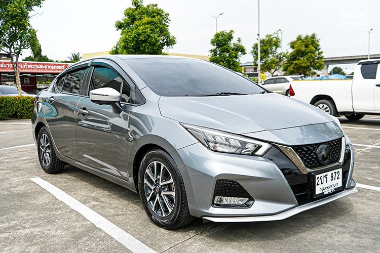 Nissan Almera 2022 1.0 VL Sedan เบนซิน ไม่ติดแก๊ส เกียร์อัตโนมัติ เทา รูปที่ 3
