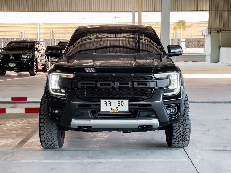 Ford Ranger 2022 2.0 Hi-Rider Wildtrak Pickup ดีเซล ไม่ติดแก๊ส เกียร์อัตโนมัติ ดำ รูปที่ 2