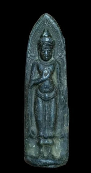 พระร่วงรางปืน เนื้อชินตะกั่ว เก่าไม่ทราบที่ รูปที่ 2