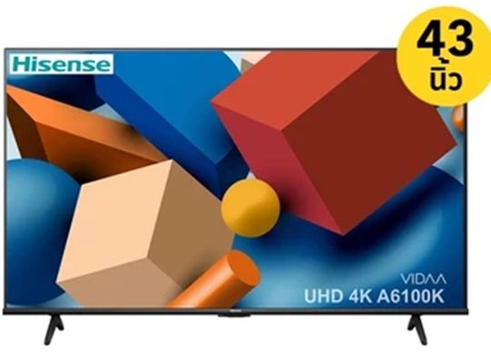 ขายทีวี Hisense UHD 43 นิ้ว รุ่น 43A6100K VIDAA มือสอง   รูปที่ 3