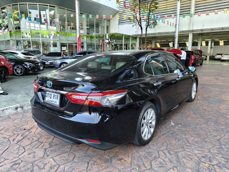Toyota Camry 2019 2.5 Hybrid Premium Sedan ไฮบริด ไม่ติดแก๊ส เกียร์อัตโนมัติ ดำ รูปที่ 4