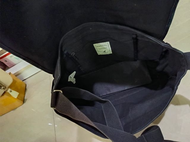 กระเป๋าสะพายผ้าแคนวาสแบรนด์มือสอง300ส่งฟรี รูปที่ 9