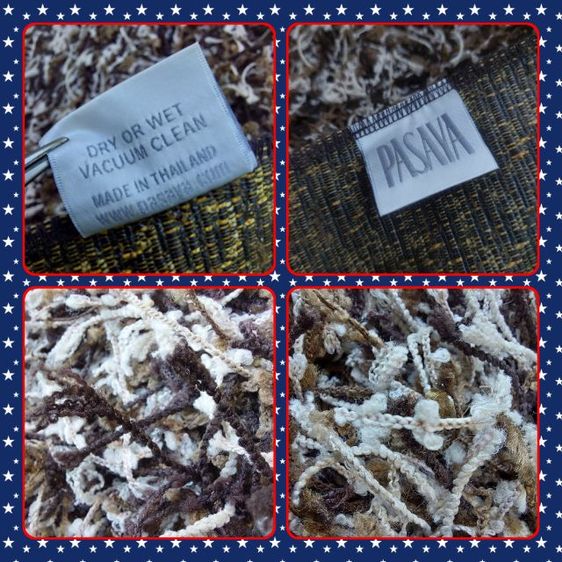 🅿️ASAY🅰️ พรมตกแต่งธรรมชาติสวย ดีไซน์สุดหรู ไม่ผ่านการใช้งาน รูปที่ 9