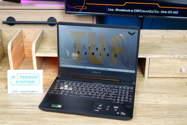 Asus TUF Gaming Ryzen7-3750H RTX2060(6GB) Ram16 SSD512 จอ15.6 144Hz สเปคเกมมิ่ง คีย์บอร์ดไฟRGB ขายเพียง 11,890.- รูปที่ 4