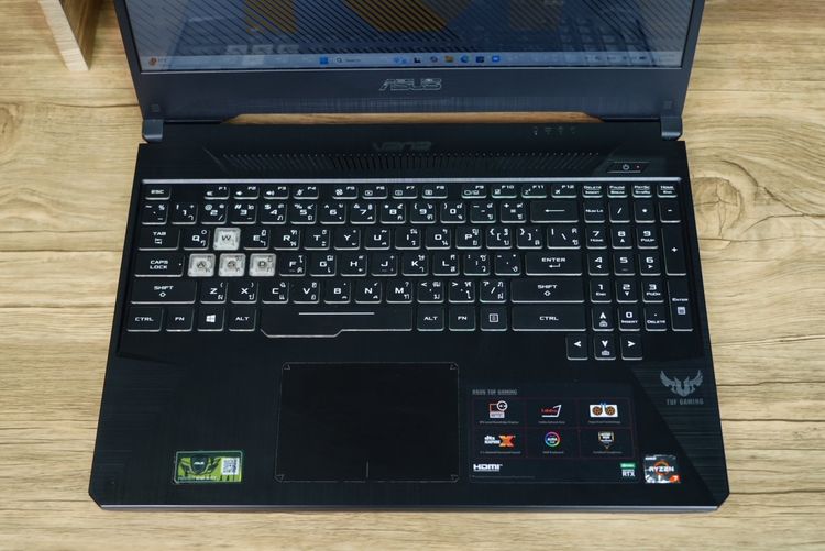 Asus TUF Gaming Ryzen7-3750H RTX2060(6GB) Ram16 SSD512 จอ15.6 144Hz สเปคเกมมิ่ง คีย์บอร์ดไฟRGB ขายเพียง 11,890.- รูปที่ 7