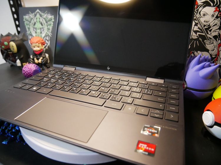 วินโดว์ 8 กิกะไบต์ USB ไม่ใช่ ขายโน้ตบุ๊ก HP Envy x360 13.3 นิ้ว หน้าจอสัมผัส มือสอง สภาพดี