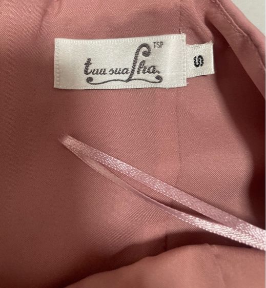 ชุดเดรส สีชมพู รูปที่ 3