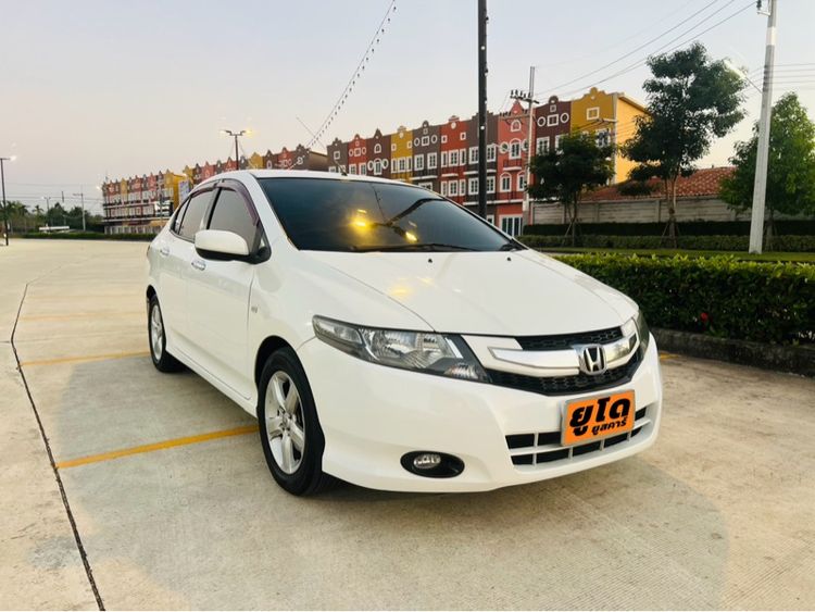 Honda City 2009 1.5 V Sedan เบนซิน ไม่ติดแก๊ส เกียร์อัตโนมัติ ขาว รูปที่ 2