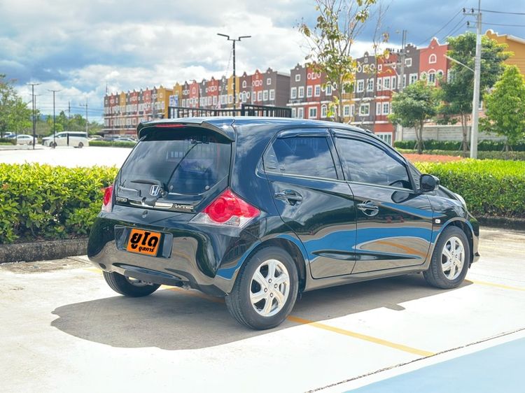 Honda Brio 2018 1.2 V Sedan เบนซิน ไม่ติดแก๊ส เกียร์อัตโนมัติ ดำ รูปที่ 4