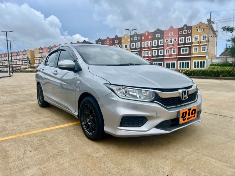 Honda City 2017 1.5 S Sedan เบนซิน ไม่ติดแก๊ส เกียร์อัตโนมัติ บรอนซ์เงิน รูปที่ 2