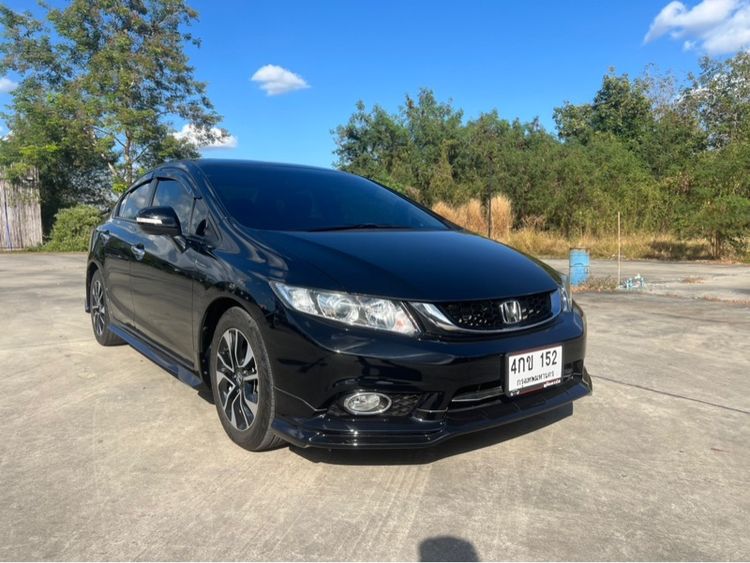 Honda Civic 2015 1.8 ES i-VTEC Sedan เบนซิน ไม่ติดแก๊ส เกียร์อัตโนมัติ ดำ รูปที่ 2