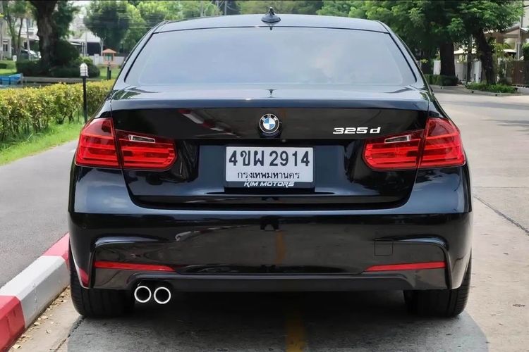 BMW Series 3 2013 325d Sedan ดีเซล ไม่ติดแก๊ส ดำ รูปที่ 3