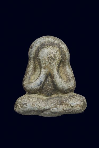 พระปิดตาท้ายย่านพิมพ์เล็กเนื้อชินเขียว