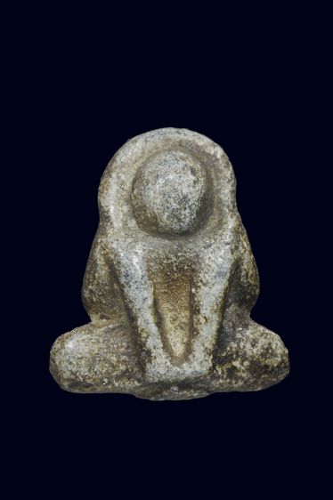 พระปิดตาท้ายย่านพิมพ์เล็กเนื้อชินเขียว รูปที่ 3