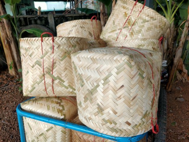 ขายตระกร้าไม้ไผ่ รูปที่ 2