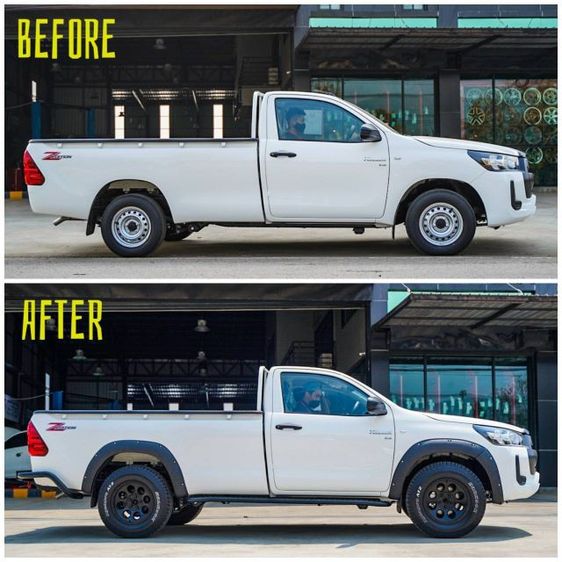 รถ Toyota Hilux Revo 2.8 ENTRY STANDARD CAB สี ขาว