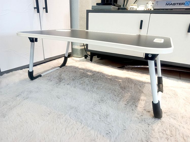 โต๊ะญี่ปุ่นพับเก็บได้ มีที่วางแก้วและวางมือถือแทบเล็ต (สินค้ามีตำหนิ) รูปที่ 6