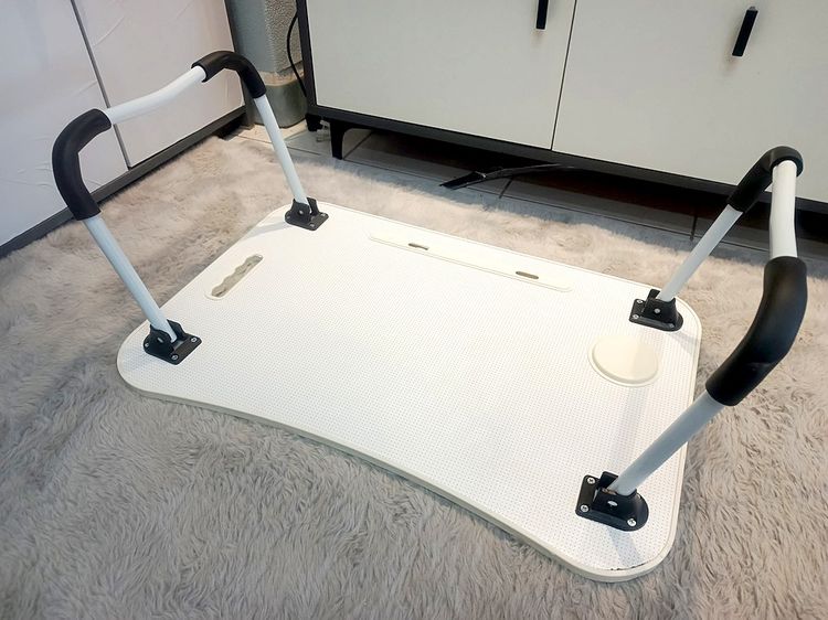 โต๊ะญี่ปุ่นพับเก็บได้ มีที่วางแก้วและวางมือถือแทบเล็ต (สินค้ามีตำหนิ) รูปที่ 7