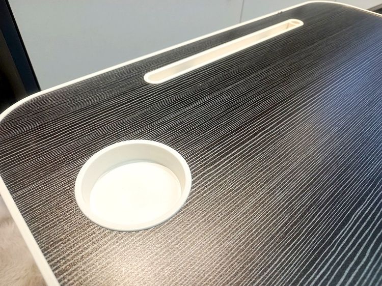 โต๊ะญี่ปุ่นพับเก็บได้ มีที่วางแก้วและวางมือถือแทบเล็ต (สินค้ามีตำหนิ) รูปที่ 3