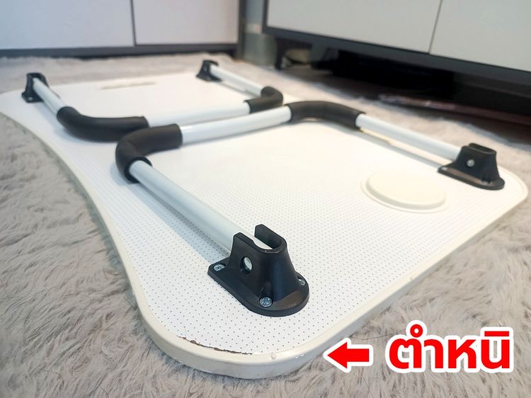 โต๊ะญี่ปุ่นพับเก็บได้ มีที่วางแก้วและวางมือถือแทบเล็ต (สินค้ามีตำหนิ) รูปที่ 9