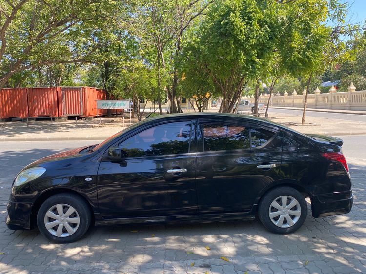 Nissan Almera 2013 1.2 ES Sedan เบนซิน ไม่ติดแก๊ส เกียร์อัตโนมัติ ดำ รูปที่ 4