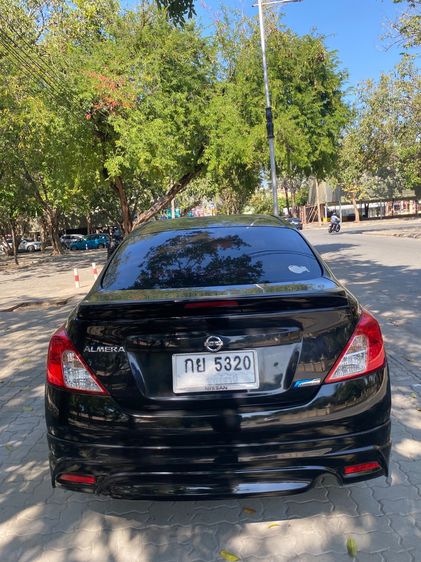 Nissan Almera 2013 1.2 ES Sedan เบนซิน ไม่ติดแก๊ส เกียร์อัตโนมัติ ดำ รูปที่ 2