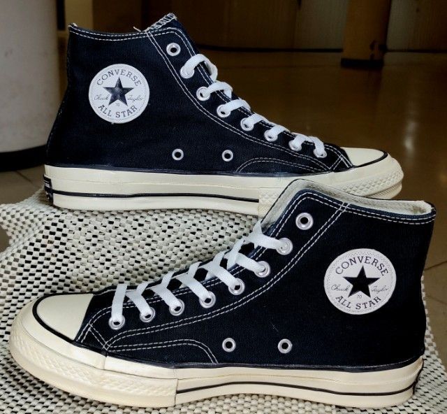 ดำ ผ้าใบ รองเท้าผ้าใบ UK 9 | EU 43 1/3 | US 9.5 รองเท้า💥Converse CHUCK 70💥ของแท้‼️สวยๆ เดิมๆ สภาพดี💥ไซร์ 43