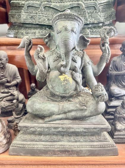 พระพิฆเนศงวงกวักขวา หลวงปู่หงษ์ พรหมปัญโญ ปี56 รูปที่ 6