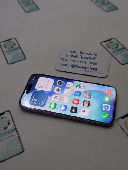 ขาย เทิร์น iPhone 16 128 ศูนย์ไทย สภาพใหม่เอี่ยม อุปกรณ์ครบยกกล่อง ประกันยาว 4 เดือน สุขภาพแบต 99 เพียง 19,990 บาท ครับ  รูปที่ 4
