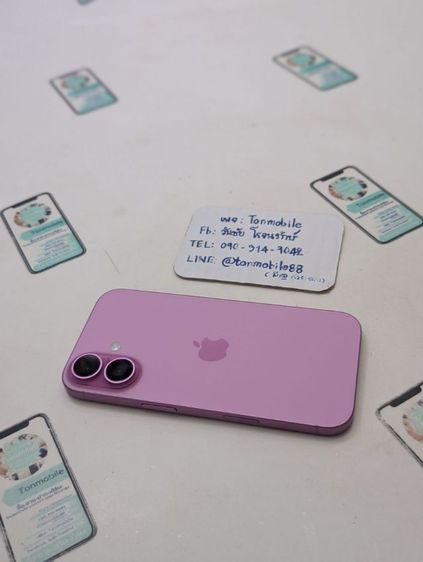 ขาย เทิร์น iPhone 16 128 ศูนย์ไทย สภาพใหม่เอี่ยม อุปกรณ์ครบยกกล่อง ประกันยาว 4 เดือน สุขภาพแบต 99 เพียง 19,990 บาท ครับ  รูปที่ 2