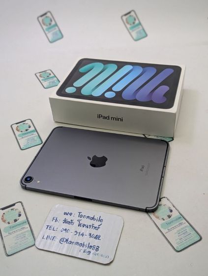 ขาย เทิร์น iPad Mini 6 256 Gb Cellular ศูนย์ไทย มีตัวเครื่องอย่างเดียว และกล่อง ไม่มีอุปกรณ์อื่น เพียง 9,990 บาท ครับ รูปที่ 2