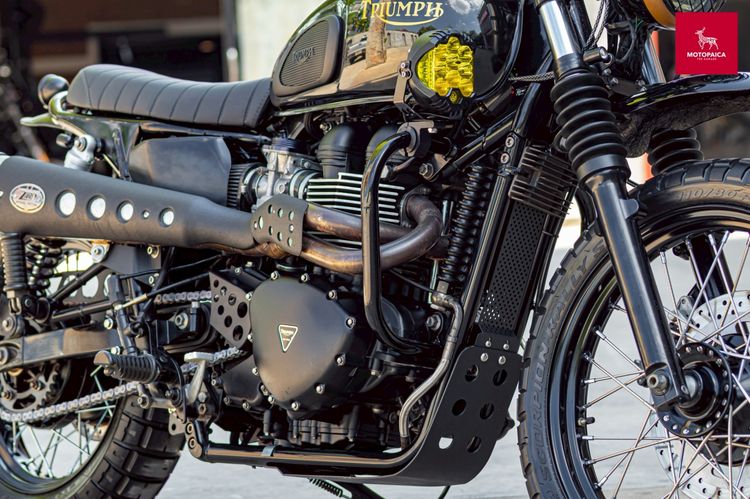 Triumph Bonneville T100 Supercustom ปี2015 ของแต่งแสนกว่า รูปที่ 9