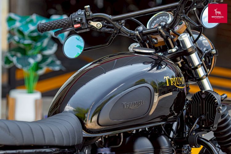 Triumph Bonneville T100 Supercustom ปี2015 ของแต่งแสนกว่า รูปที่ 16