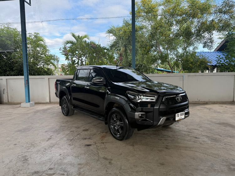 Toyota Hilux Revo 2023 Double Cab 2.4 Entry Prerunner Pickup ดีเซล ไม่ติดแก๊ส เกียร์ธรรมดา ดำ รูปที่ 3