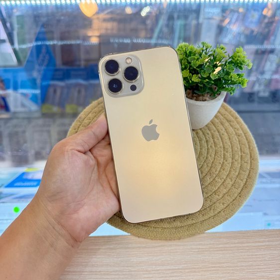 iPhone13promax 256gb มือ.2 สีทอง รูปที่ 3