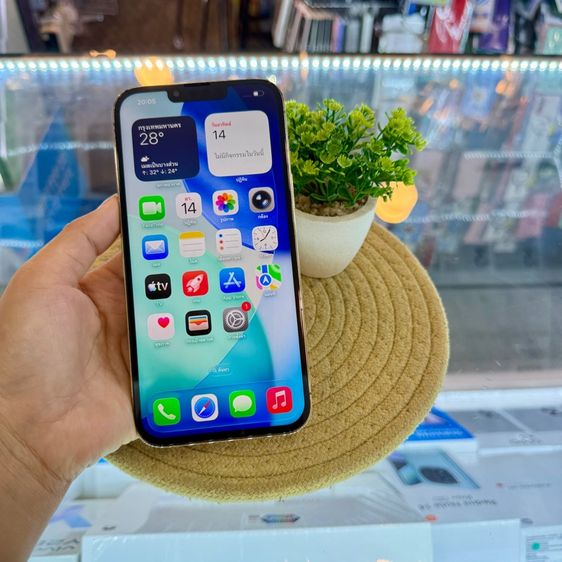 iPhone13promax 256gb มือ.2 สีทอง รูปที่ 2