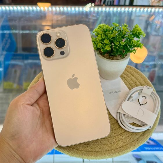 iPhone16promax 256gb มือ2 สีทะเลทราย รูปที่ 3