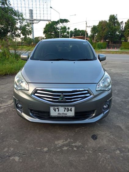 Mitsubishi Attrage 2015 1.2 GLS Sedan เบนซิน ไม่ติดแก๊ส เกียร์อัตโนมัติ เทา รูปที่ 4