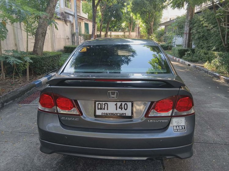 Honda Civic 2009 1.8 E i-VTEC Sedan เบนซิน ไม่ติดแก๊ส เกียร์อัตโนมัติ เทา รูปที่ 4