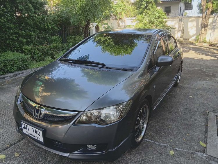 Honda Civic 2009 1.8 E i-VTEC Sedan เบนซิน ไม่ติดแก๊ส เกียร์อัตโนมัติ เทา รูปที่ 2