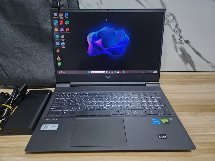 HP Victus RTX 3060+intel i5-12500H+Ram16+16.1" FHD IPS+เครื่องสวย กริ๊บ  รูปที่ 2