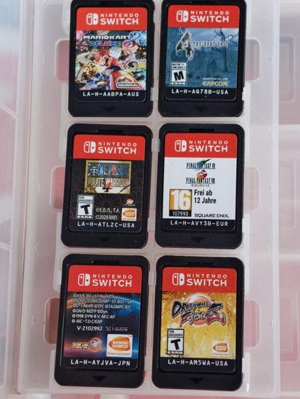 แผ่นเกม Nintendo 6 แผ่น รูปที่ 2