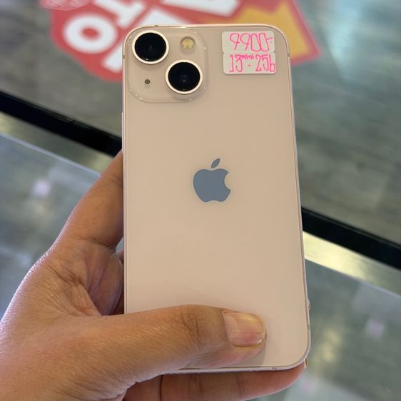 iPhone13 mini 256GB สีชมพู เครื่องศูนย์ โมเดลTH สภาพสวยมากๆ 🔥🔥 รูปที่ 2